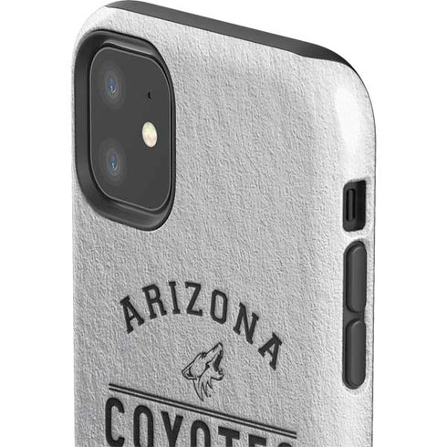 NHL Arizona Coyotes Black Text iPhone 11 Impact Case