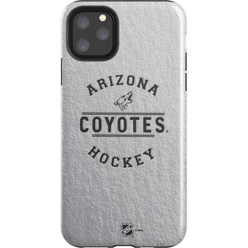 NHL Arizona Coyotes Black Text iPhone 11 Pro Max Impact Case