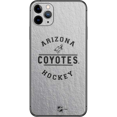 NHL Arizona Coyotes Black Text iPhone 11 Pro Max Skin