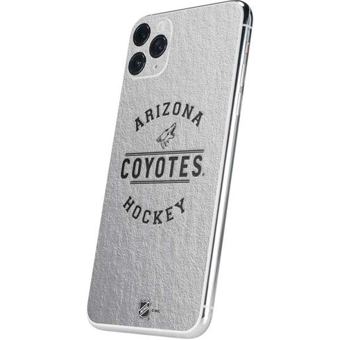NHL Arizona Coyotes Black Text iPhone 11 Pro Max Skin