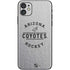 NHL Arizona Coyotes Black Text iPhone 11 Skin