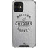 NHL Arizona Coyotes Black Text iPhone 12 Mini Clear Case