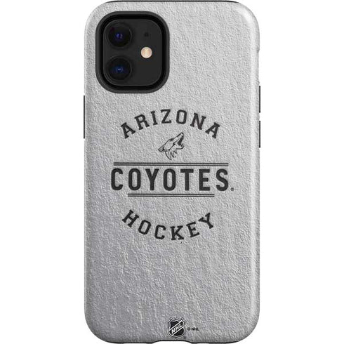 NHL Arizona Coyotes Black Text iPhone 12 Mini Impact Case