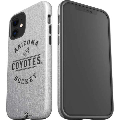 NHL Arizona Coyotes Black Text iPhone 12 Mini Impact Case