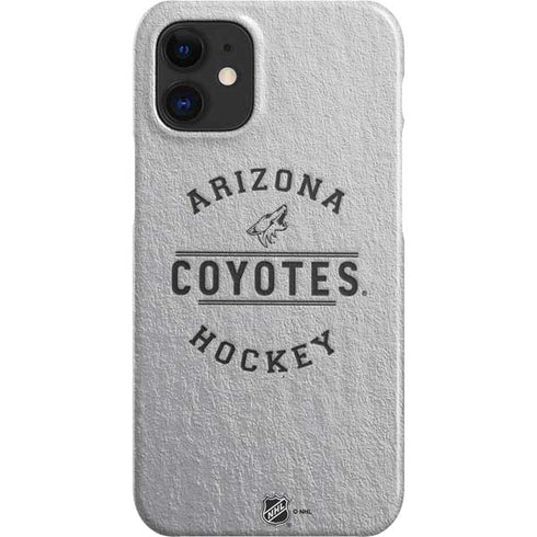 NHL Arizona Coyotes Black Text iPhone 12 Mini Lite Case