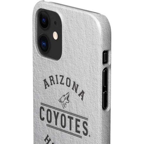 NHL Arizona Coyotes Black Text iPhone 12 Mini Lite Case