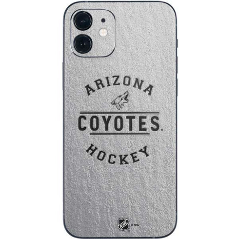 NHL Arizona Coyotes Black Text iPhone 12 Mini Skin