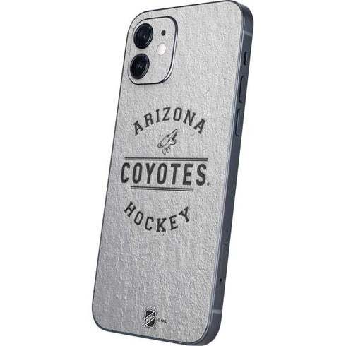 NHL Arizona Coyotes Black Text iPhone 12 Mini Skin