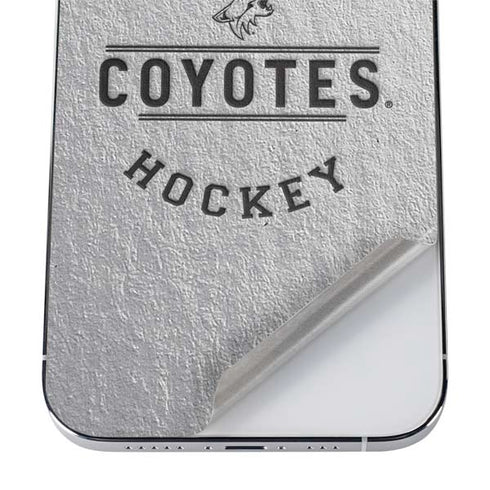 NHL Arizona Coyotes Black Text iPhone 12 Pro Skin