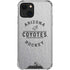 NHL Arizona Coyotes Black Text iPhone 14 Clear Case