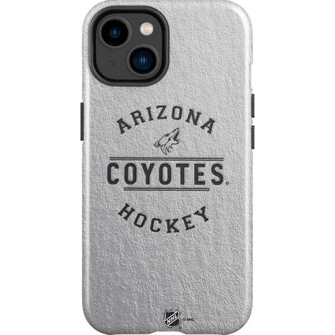 NHL Arizona Coyotes Black Text iPhone 15 Plus Impact Case
