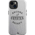 NHL Arizona Coyotes Black Text iPhone 15 Plus Impact Case