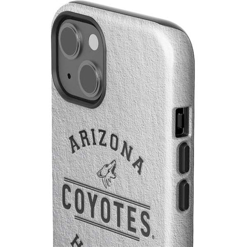 NHL Arizona Coyotes Black Text iPhone 15 Plus Impact Case