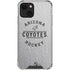 NHL Arizona Coyotes Black Text iPhone 14 Plus Clear Case