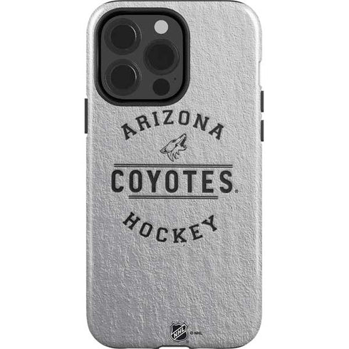 NHL Arizona Coyotes Black Text iPhone 15 Pro Impact Case