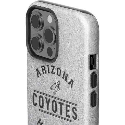 NHL Arizona Coyotes Black Text iPhone 15 Pro Max Impact Case