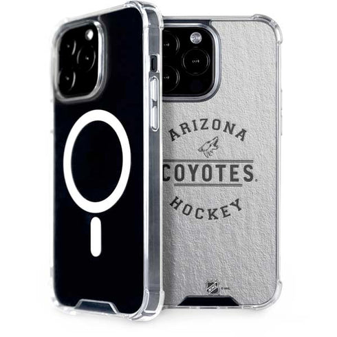 NHL Arizona Coyotes Black Text iPhone 15 Pro Max MagSafe Case