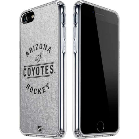 NHL Arizona Coyotes Black Text iPhone SE (2nd & 3rd Gen) Clear Case