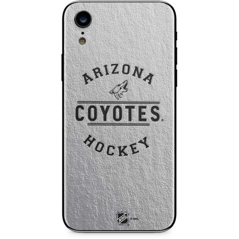 NHL Arizona Coyotes Black Text iPhone XR Skin