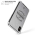 NHL Arizona Coyotes Black Text iPhone XS Max Clear Case