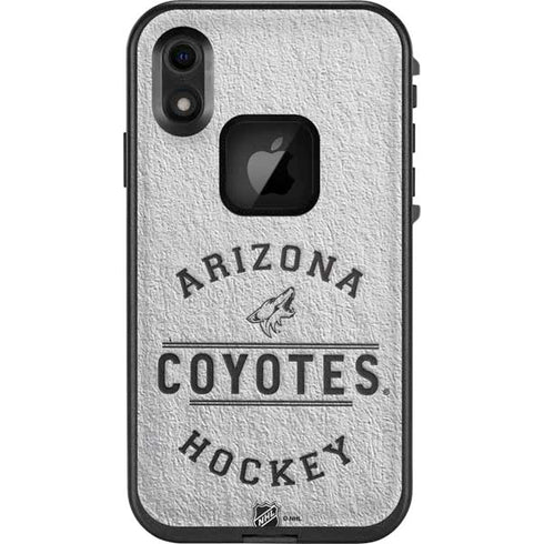 NHL Arizona Coyotes Black Text LifeProof Fre iPhone Skin