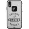 NHL Arizona Coyotes Black Text LifeProof Fre iPhone Skin