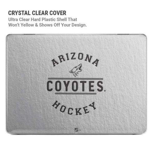 NHL Arizona Coyotes Black Text MacBook Pro 13in (2020) Case plus Skin