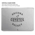 NHL Arizona Coyotes Black Text MacBook Pro 13in (2020) Case plus Skin