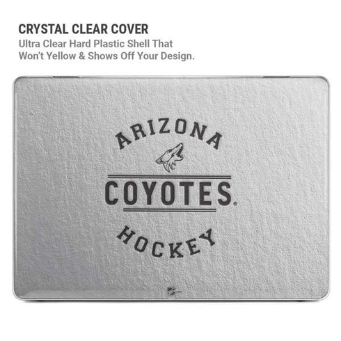 NHL Arizona Coyotes Black Text MacBook Pro 16in (2019-20) Case plus Skin