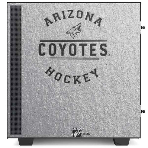 NHL Arizona Coyotes Black Text NZXT H510 Compact ATX Mid-Tower Case Skin