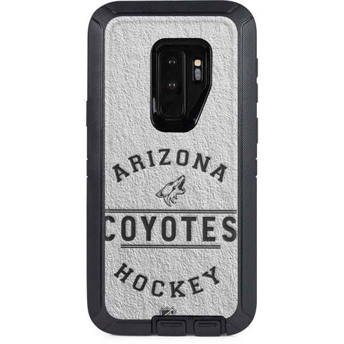 NHL Arizona Coyotes Black Text Otterbox Defender Galaxy Skin