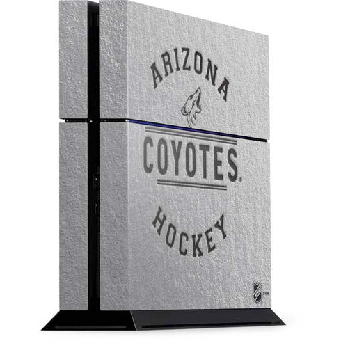 NHL Arizona Coyotes Black Text PS4 Console Skin