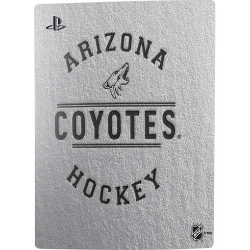 NHL Arizona Coyotes Black Text PS5 Console Skin