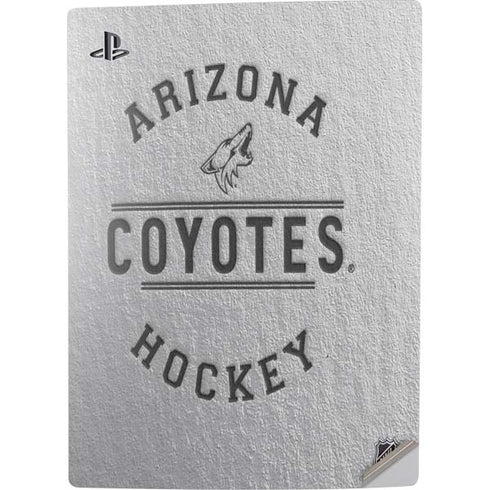 NHL Arizona Coyotes Black Text PS5 Digital Edition Console Skin