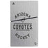 NHL Arizona Coyotes Black Text PS5 Slim Disk Console Skin