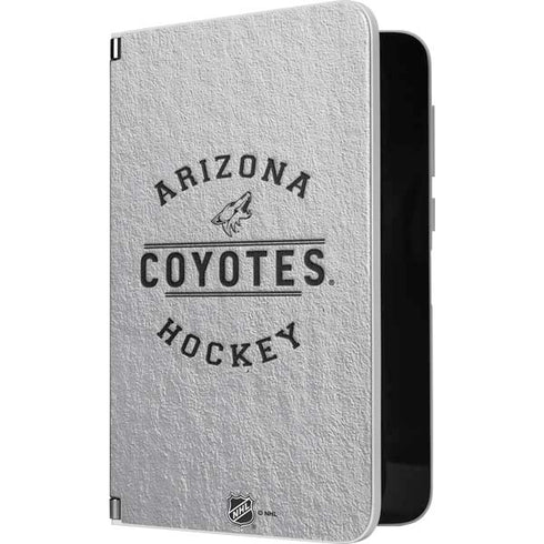 NHL Arizona Coyotes Black Text Surface Duo Skin