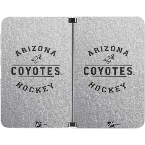NHL Arizona Coyotes Black Text Surface Duo Skin