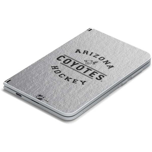 NHL Arizona Coyotes Black Text Surface Duo Skin