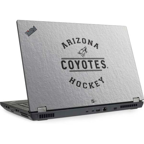 NHL Arizona Coyotes Black Text Lenovo ThinkPad Skin