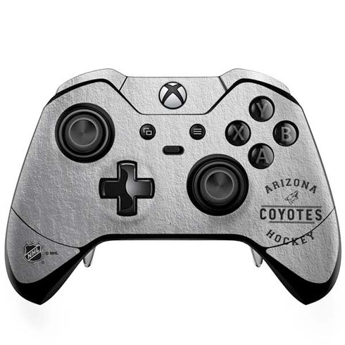 NHL Arizona Coyotes Black Text Xbox One Elite Controller Skin