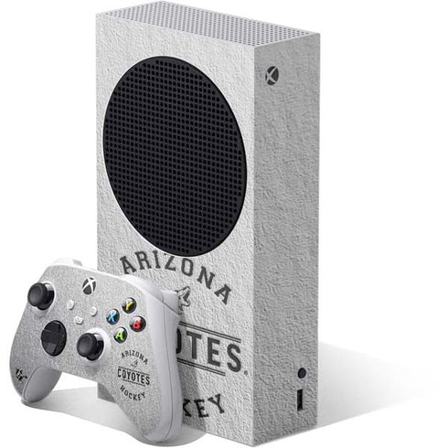 NHL Arizona Coyotes Black Text Xbox Series S Skins