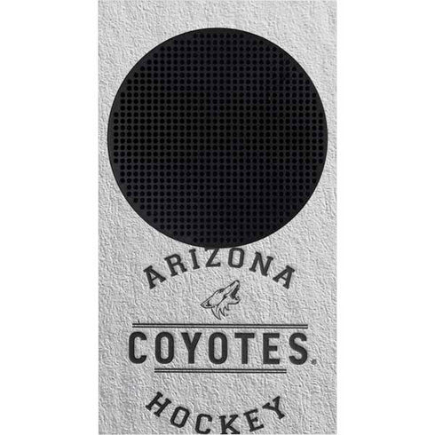 NHL Arizona Coyotes Black Text Xbox Series S Console Skin