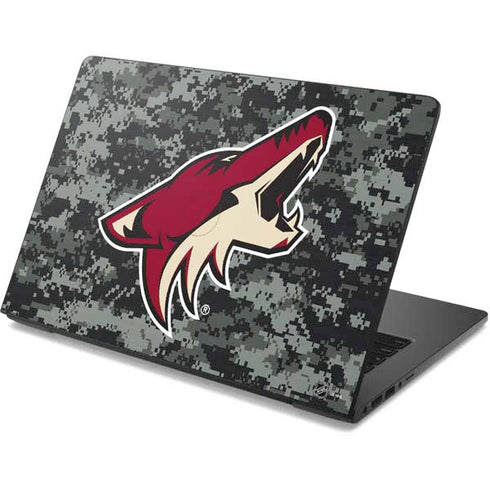 NHL Arizona Coyotes Camo Dell Chromebook Skin