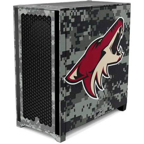NHL Arizona Coyotes Camo Corsair 4000D Tempered Glass Mid-Tower ATX Case Skin