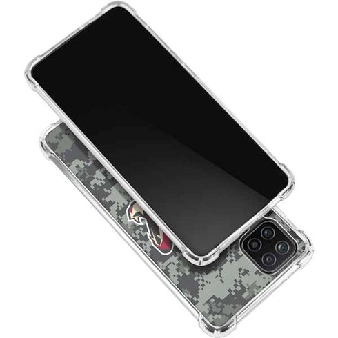 NHL Arizona Coyotes Camo Galaxy A12 Clear Case