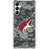 NHL Arizona Coyotes Camo Galaxy A14 5G Clear Case