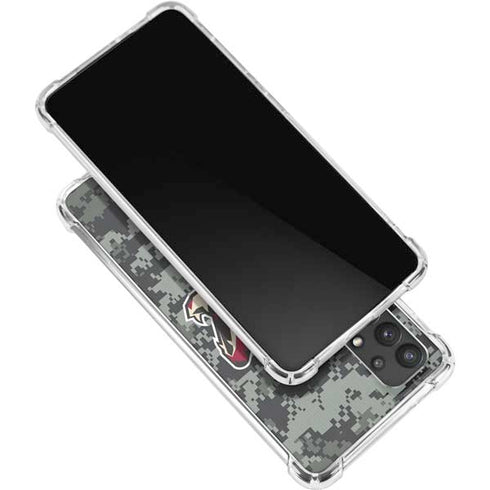 NHL Arizona Coyotes Camo Galaxy A32 5G Clear Case