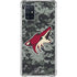 NHL Arizona Coyotes Camo Galaxy A71 5G Clear Case