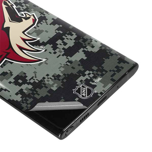 NHL Arizona Coyotes Camo Galaxy Note 10 Plus Skin
