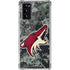 NHL Arizona Coyotes Camo Galaxy Note20 5G Clear Case